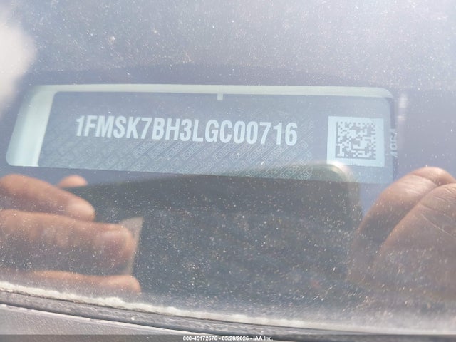 Aukcja sprzedaży 2020 Ford Explorer, vin: 1FMSK7BH3LGC00716, numer aukcji: 45172676