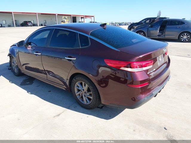 2019 Kia Optima Lx მანქანა იყიდება აუქციონზე, vin: 5XXGT4L3XKG363720, აუქციონის ნომერი: 45172709