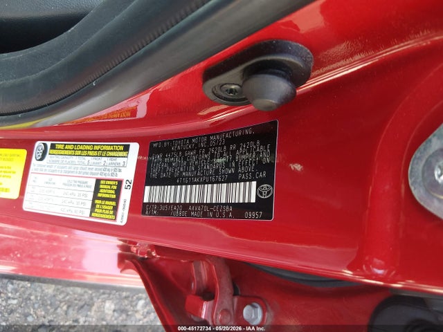 Aukcja sprzedaży 2023 Toyota Camry Se, vin: 4T1G11AKXPU167627, numer aukcji: 45172734