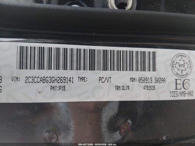 Aukcja sprzedaży 2016 Chrysler 300 S, vin: 2C3CCABG3GH269141, numer aukcji: 45172899