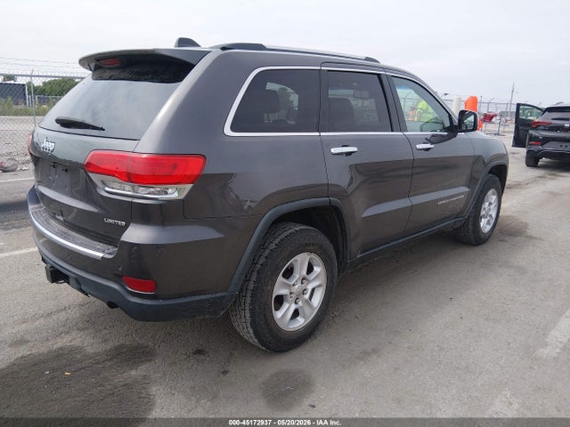Продаж на аукціоні авто 2015 Jeep Grand Cherokee Limited, vin: 1C4RJFBG5FC922062, номер лоту: 45172937