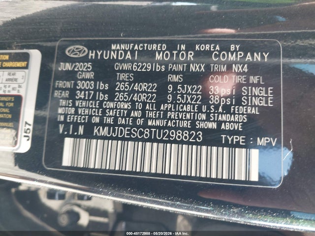 Продаж на аукціоні авто 2026 Genesis Gv80 Coupe 3.5t E-sc Prestige Black Awd, vin: KMUJDESC8TU298823, номер лоту: 45172988