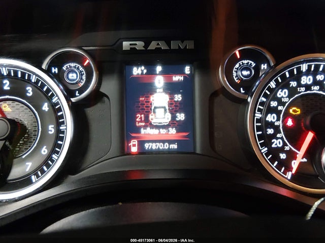 45173061 :رقم المزاد ، 1C6SRFFT9KN704505 vin ، 2019 Ram 1500 Big Horn/lone Star  4x4 5'7 Box مزاد بيع
