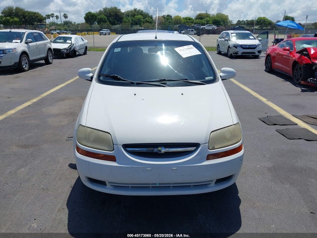 Aukcja sprzedaży 2006 Chevrolet Aveo Ls, vin: KL1TD66686B574432, numer aukcji: 45173065