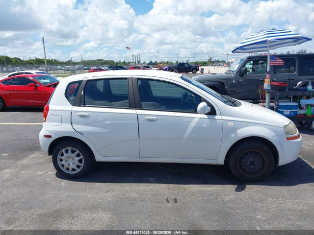 Aukcja sprzedaży 2006 Chevrolet Aveo Ls, vin: KL1TD66686B574432, numer aukcji: 45173065