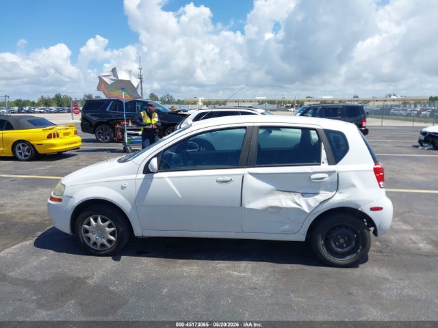 Aukcja sprzedaży 2006 Chevrolet Aveo Ls, vin: KL1TD66686B574432, numer aukcji: 45173065