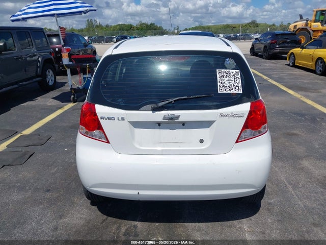 Aukcja sprzedaży 2006 Chevrolet Aveo Ls, vin: KL1TD66686B574432, numer aukcji: 45173065