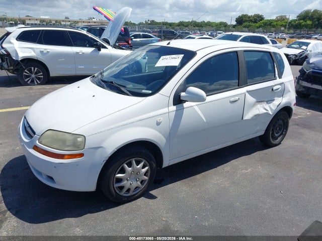 Aukcja sprzedaży 2006 Chevrolet Aveo Ls, vin: KL1TD66686B574432, numer aukcji: 45173065