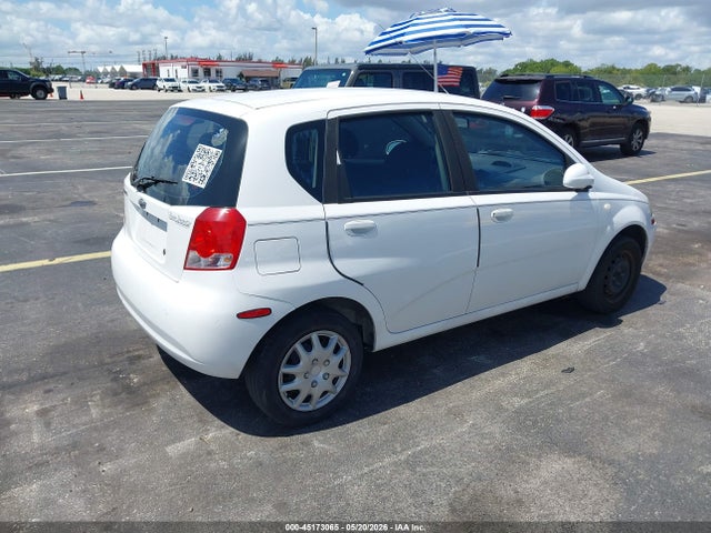 Aukcja sprzedaży 2006 Chevrolet Aveo Ls, vin: KL1TD66686B574432, numer aukcji: 45173065