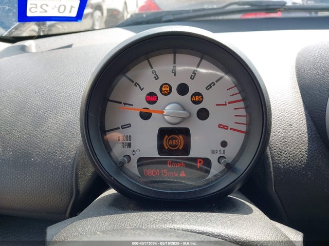 45173094 :رقم المزاد ، WMWZC3C58CWL86558 vin ، 2012 Mini Cooper S Countryman مزاد بيع