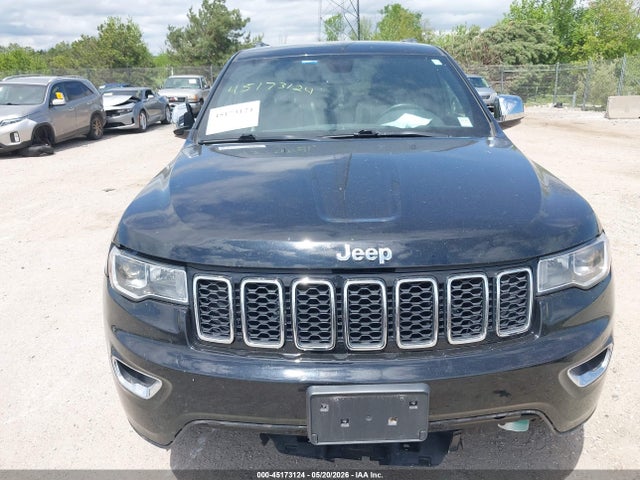 2018 Jeep Grand Cherokee Limited 4x4 მანქანა იყიდება აუქციონზე, vin: 1C4RJFBG3JC432793, აუქციონის ნომერი: 45173124