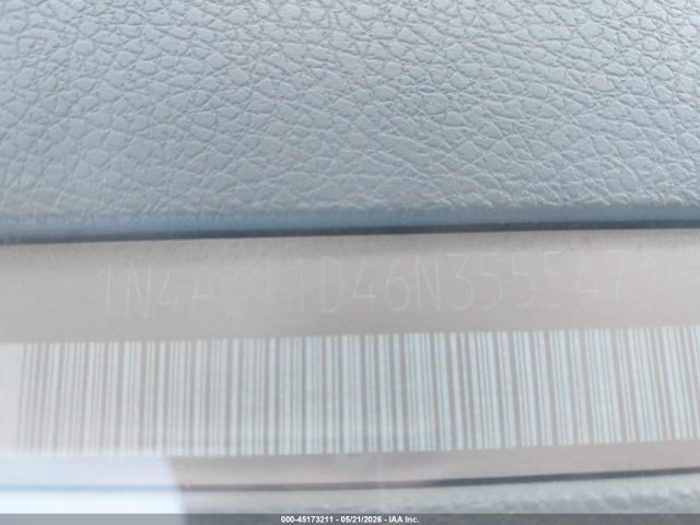 45173211 :رقم المزاد ، 1N4AL11D46N355547 vin ، 2006 Nissan Altima 2.5 S مزاد بيع
