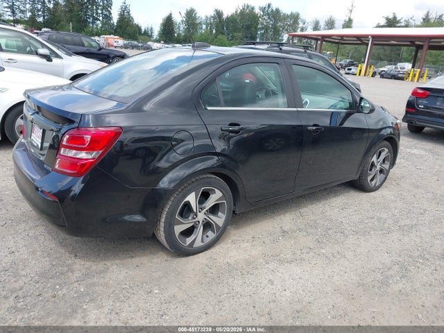 2018 Chevrolet Sonic Premier Auto მანქანა იყიდება აუქციონზე, vin: 1G1JF5SB5J4136495, აუქციონის ნომერი: 45173239