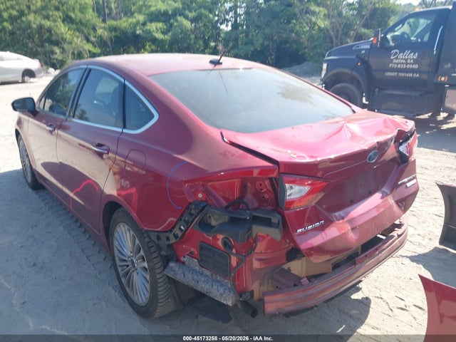 45173258 :رقم المزاد ، 3FA6P0K99GR266022 vin ، 2016 Ford Fusion Titanium مزاد بيع