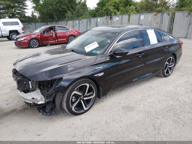 2022 Honda Accord Hybrid Sport მანქანა იყიდება აუქციონზე, vin: 1HGCV3F22NA041905, აუქციონის ნომერი: 45173350
