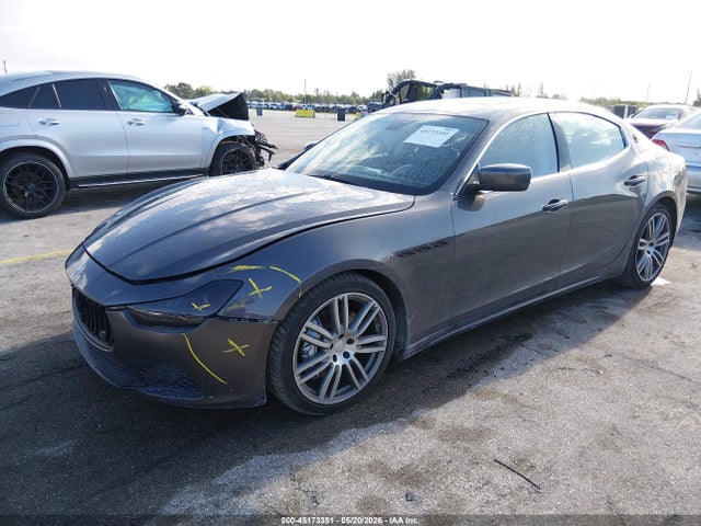 45173351 :رقم المزاد ، ZAM57RTAXE1125207 vin ، 2014 Maserati Ghibli S Q4 مزاد بيع