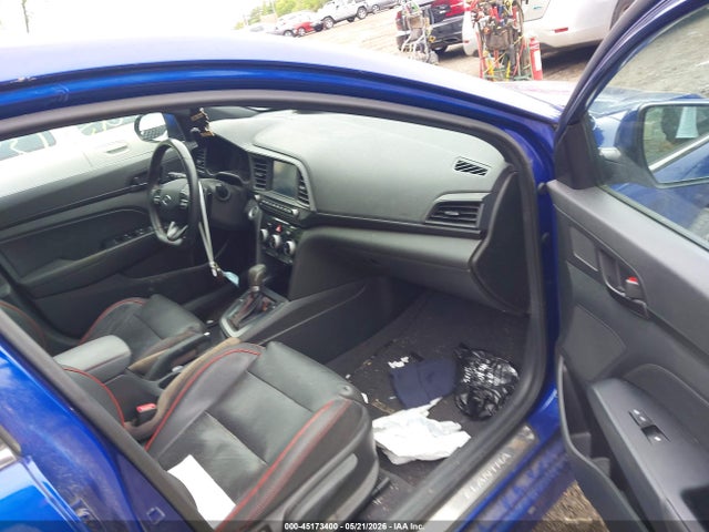 2019 Hyundai Elantra Sport მანქანა იყიდება აუქციონზე, vin: KMHD04LB4KU886949, აუქციონის ნომერი: 45173400