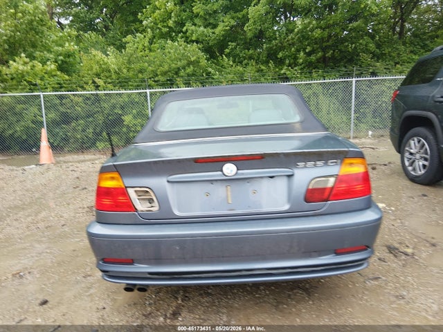 2001 Bmw 325ci მანქანა იყიდება აუქციონზე, vin: WBABS334X1JY52268, აუქციონის ნომერი: 45173431