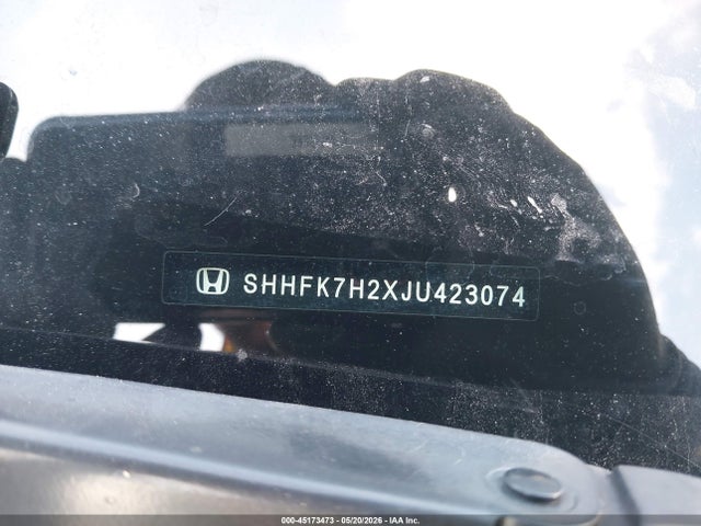 Auction sale of the 2018 Honda Civic Lx, vin: SHHFK7H2XJU423074, lot number: 45173473