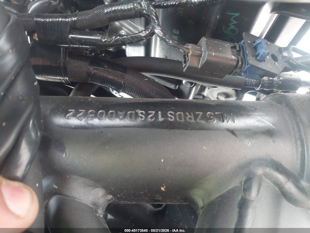 45173540 :رقم المزاد ، ML5ZRDS12SDA00522 vin ، 2025 Kawasaki Zr900 S مزاد بيع