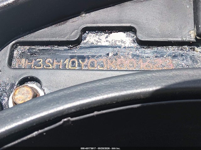 2018 Yamaha Czd300 A მანქანა იყიდება აუქციონზე, vin: MH3SH10Y0JK001623, აუქციონის ნომერი: 45173617