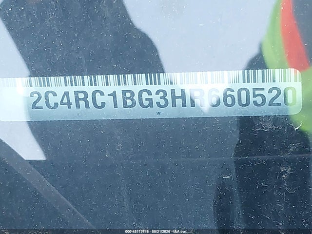 Продаж на аукціоні авто 2017 Chrysler Pacifica Touring-l, vin: 2C4RC1BG3HR660520, номер лоту: 45173746