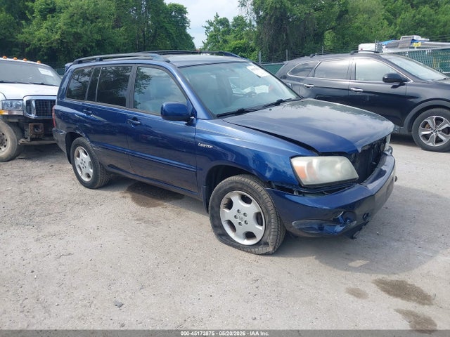 2006 Toyota Highlander Limited V6 მანქანა იყიდება აუქციონზე, vin: JTEEP21A360148765, აუქციონის ნომერი: 45173875