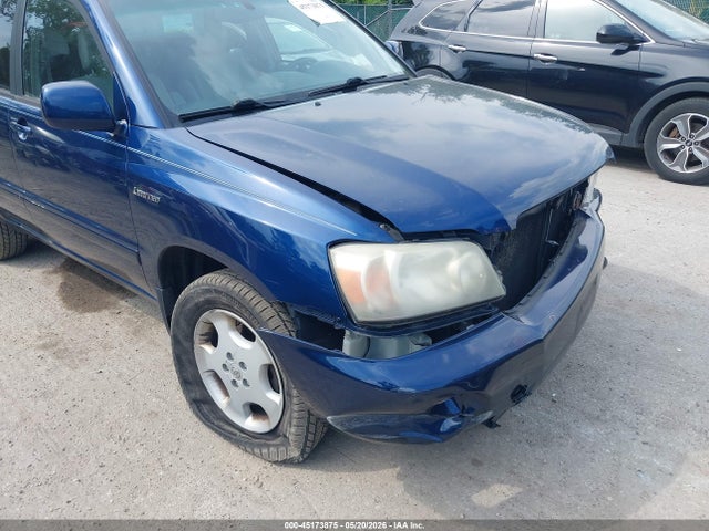 2006 Toyota Highlander Limited V6 მანქანა იყიდება აუქციონზე, vin: JTEEP21A360148765, აუქციონის ნომერი: 45173875