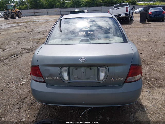 45173892 :رقم المزاد ، 3N1CB51D21L498134 vin ، 2001 Nissan Sentra Gxe مزاد بيع