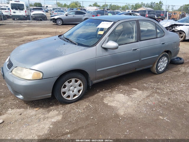 45173892 :رقم المزاد ، 3N1CB51D21L498134 vin ، 2001 Nissan Sentra Gxe مزاد بيع