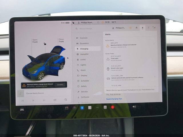 2021 Tesla Model Y Long Range Dual Motor All-wheel Drive მანქანა იყიდება აუქციონზე, vin: 5YJYGDEE3MF231699, აუქციონის ნომერი: 45173934