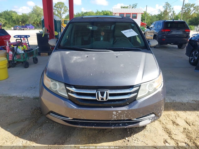 2014 Honda Odyssey Ex-l მანქანა იყიდება აუქციონზე, vin: 5FNRL5H60EB011707, აუქციონის ნომერი: 45173958