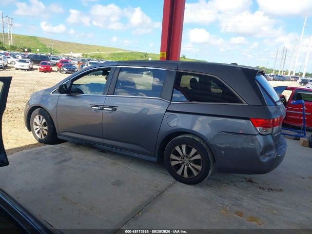 2014 Honda Odyssey Ex-l მანქანა იყიდება აუქციონზე, vin: 5FNRL5H60EB011707, აუქციონის ნომერი: 45173958