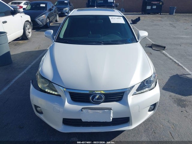 Продаж на аукціоні авто 2012 Lexus Ct 200h Premium, vin: JTHKD5BH3C2102901, номер лоту: 45174001