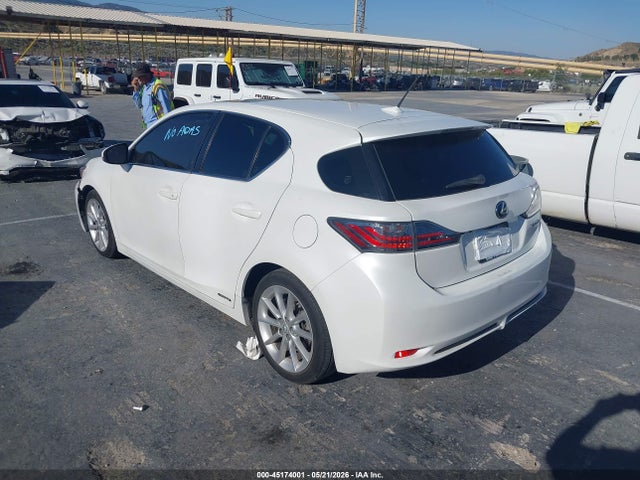 Продаж на аукціоні авто 2012 Lexus Ct 200h Premium, vin: JTHKD5BH3C2102901, номер лоту: 45174001
