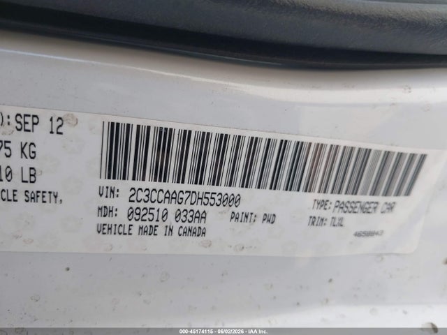 Продажа на аукционе авто 2013 Chrysler 300 Motown, vin: 2C3CCAAG7DH553000, номер лота: 45174115