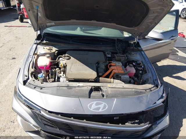 KMHLM4DJ8RU110159 Hyundai Elantra Hybrid Blue