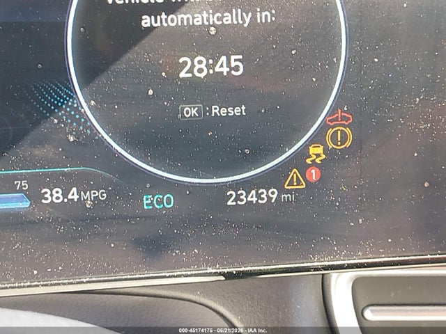KMHLM4DJ8RU110159 Hyundai Elantra Hybrid Blue