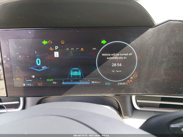 KMHLM4DJ8RU110159 Hyundai Elantra Hybrid Blue