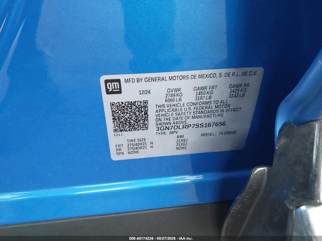 Chevrolet Equinox Ev Lt 2025 3GN7DLRP7SS167656 Image 9