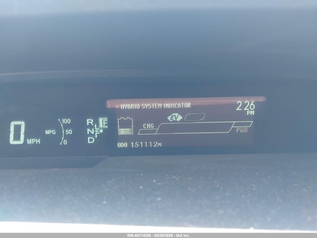2012 Toyota Prius Five მანქანა იყიდება აუქციონზე, vin: JTDKN3DU0C1530024, აუქციონის ნომერი: 45174255