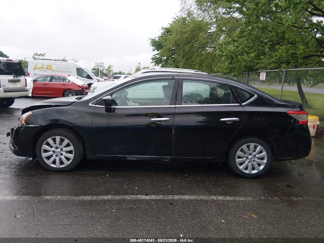 2015 Nissan Sentra S მანქანა იყიდება აუქციონზე, vin: 3N1AB7APXFY368917, აუქციონის ნომერი: 45174343