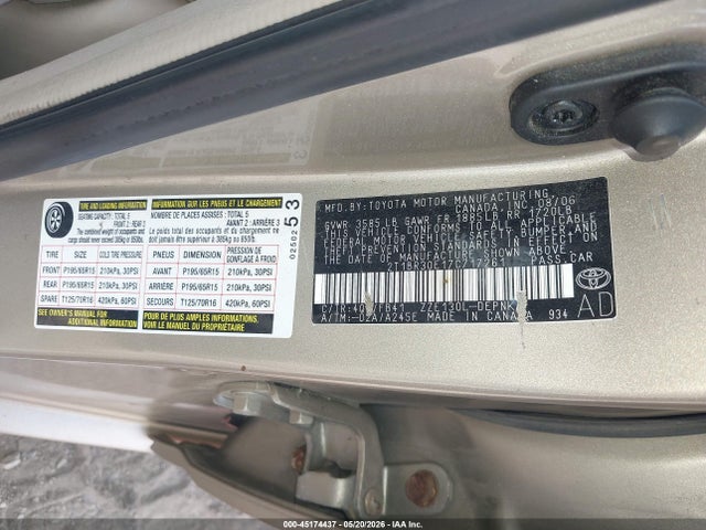 Aukcja sprzedaży 2007 Toyota Corolla Le, vin: 2T1BR30E17C717261, numer aukcji: 45174437