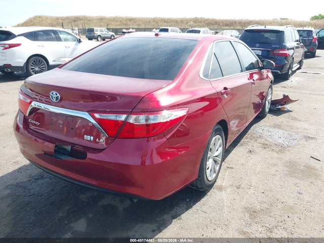 45174463 :رقم المزاد ، 4T1BD1FK0GU193664 vin ، 2016 Toyota Camry Hybrid Le مزاد بيع