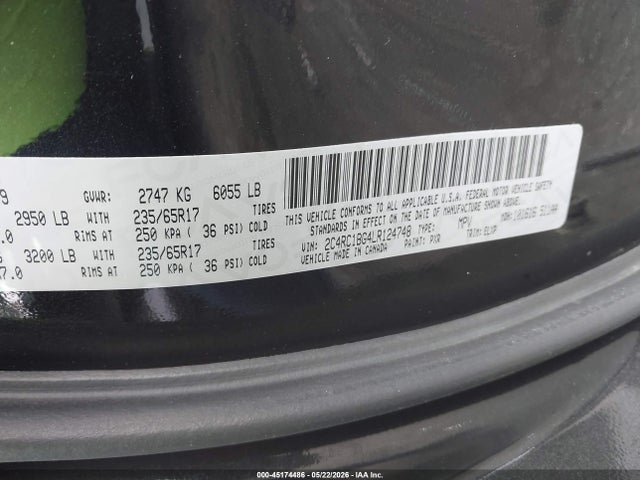 Chrysler Pacifica Touring L 2020 2C4RC1BG4LR124748 Image 9