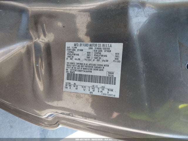 Aukcja sprzedaży 2000 Ford Ranger Xlt, vin: 1FTZR15X0YTA36998, numer aukcji: 45174519