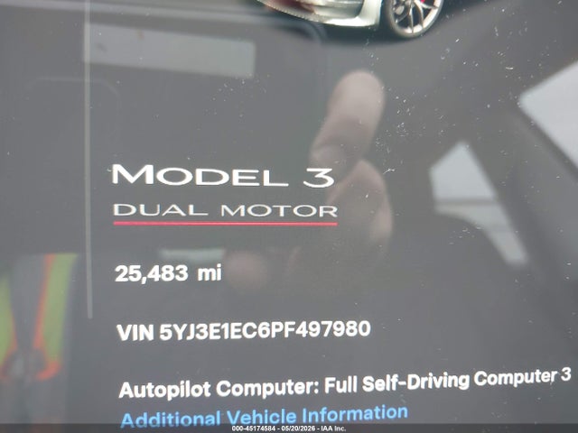 Tesla Model 3 Performance Dual Motor All-wheel Drive 2023 5YJ3E1EC6PF497980 Image 15