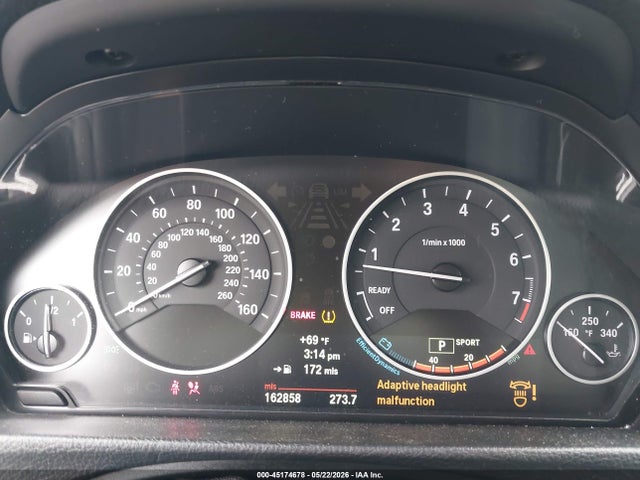 45174678 :رقم المزاد ، WBA3B9C56DF587047 vin ، 2013 Bmw 335i Xdrive مزاد بيع