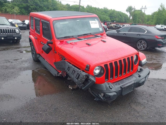 Aukcja sprzedaży 2021 Jeep Wrangler Unlimited Sahara Altitude 4x4, vin: 1C4HJXEN9MW764039, numer aukcji: 45174903