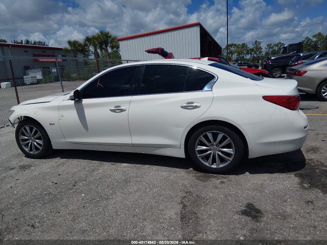 2017 Infiniti Q50 2.0t Base მანქანა იყიდება აუქციონზე, vin: JN1CV7AP7HM640717, აუქციონის ნომერი: 45174943